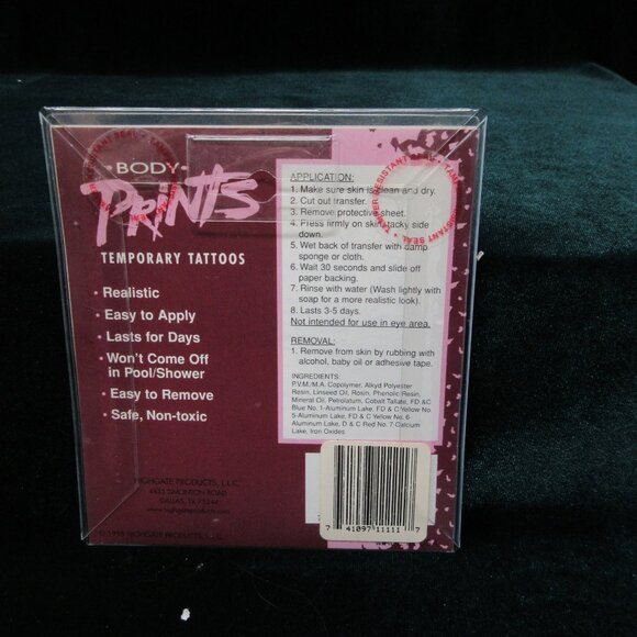 Nail Temporary Tattoos (8) in pkg. - Picture 2 of 2